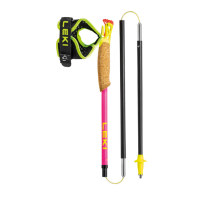 LEKI - ULTRATRAIL FX.ONE SUPERLITE - Neon Pink-White-Neon Yellow